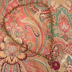 Gently Used Lilly Pulitzer Pink Flower Necklace